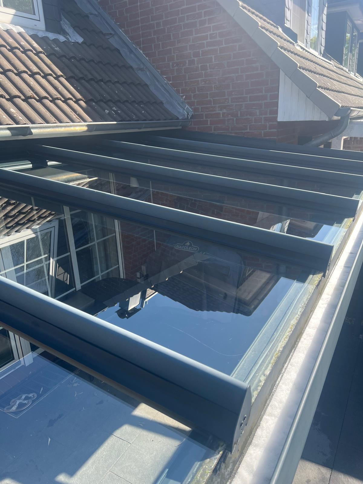 Terrassendach nach der Reinigung